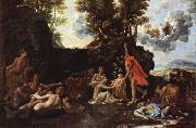 Nicolas Poussin Die Geburt des Baccus France oil painting artist